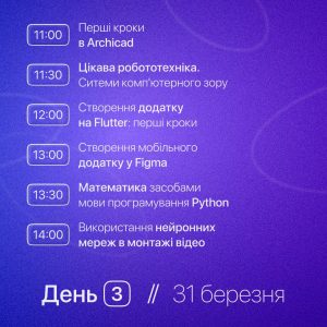 Розклад ІТ-канікул з ХНУРЕ